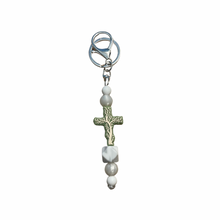 Load image into Gallery viewer, Christian Cross Fidget Keychain
