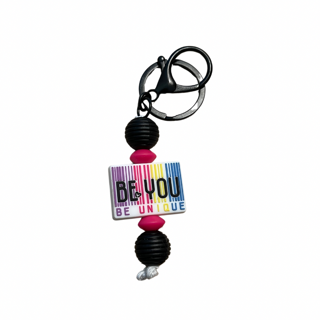 Be You/Be Unique Fidget Keychain