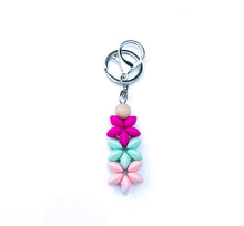 Load image into Gallery viewer, Floral Beaded Fidget Keychains
